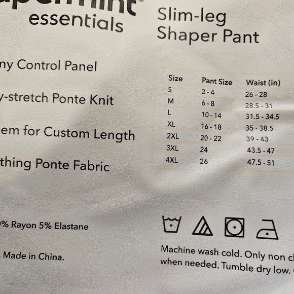 NEW LOT of 3 Shapermint leggings (black) 3X - Picture 2 of 5
